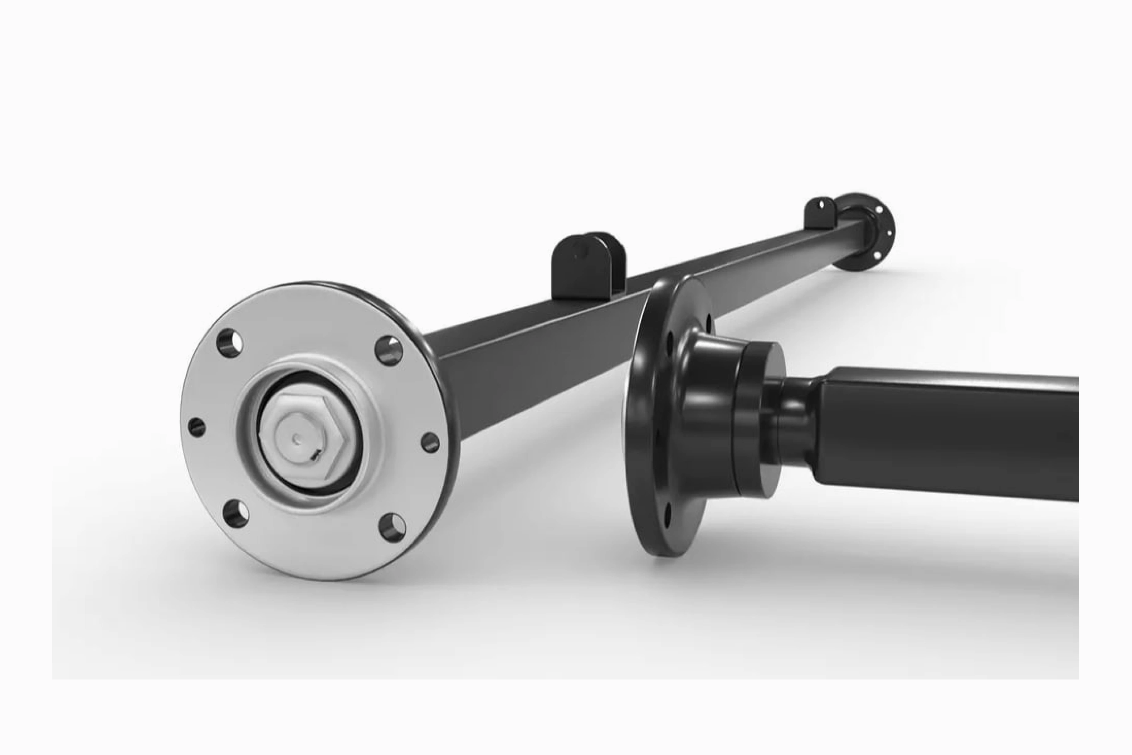 ось в сборе со ступицами ВАЗ b-1300 ОКРАШ