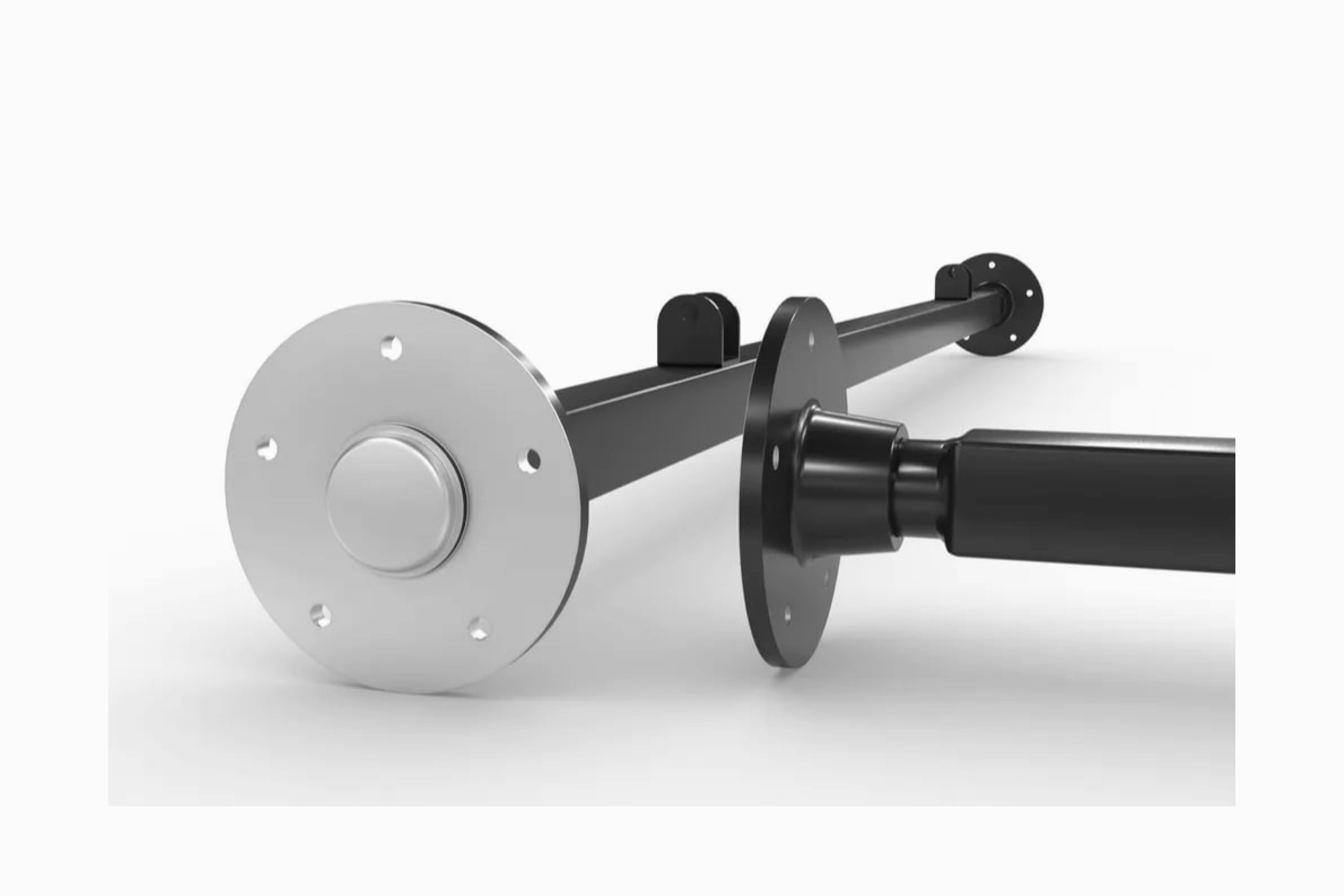 ось в сборе со ступицами НИВА b-1300 ОКРАШ